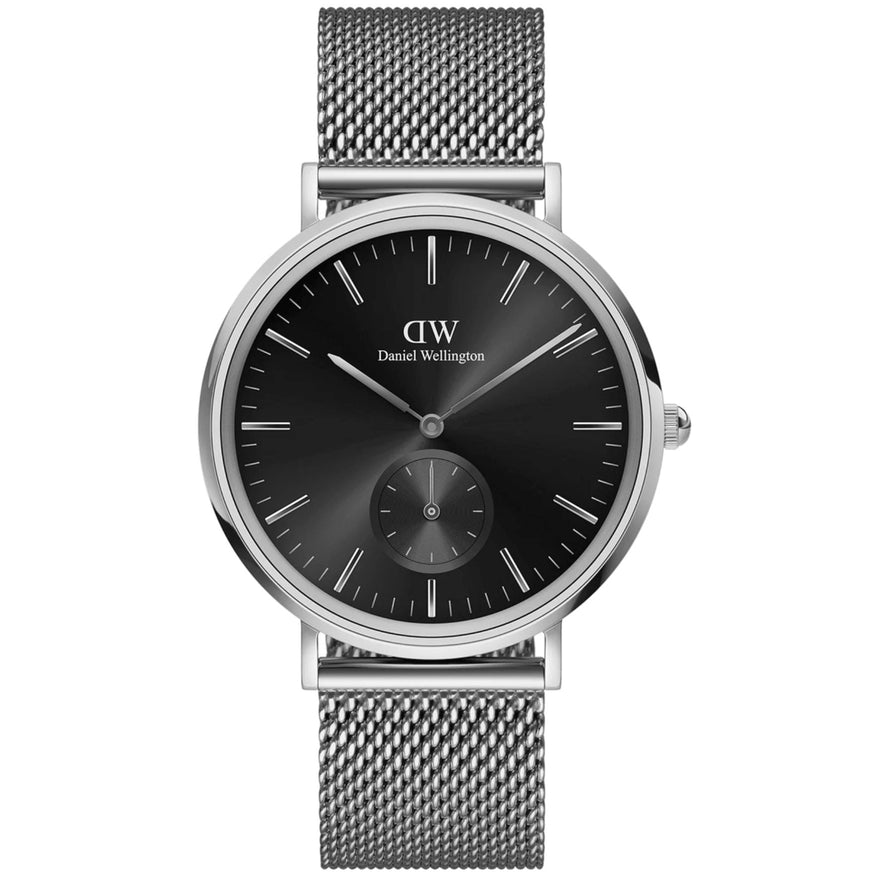 Daniel Wellington Classic Multi-Eye DW00100711 analog herrklocka med svart urtavla och armband i rostfritt stål