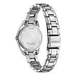 Citizen Super Titanium EW2601-81L analog damklocka med blå urtavla och armband i titan
