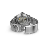 Hamilton Khaki Field H70455140 analog herrklocka med blå urtavla och armband i rostfritt stål