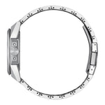 Citizen Series 8 Automatic NA1010-84X analog herrklocka med blå urtavla och armband i rostfritt stål