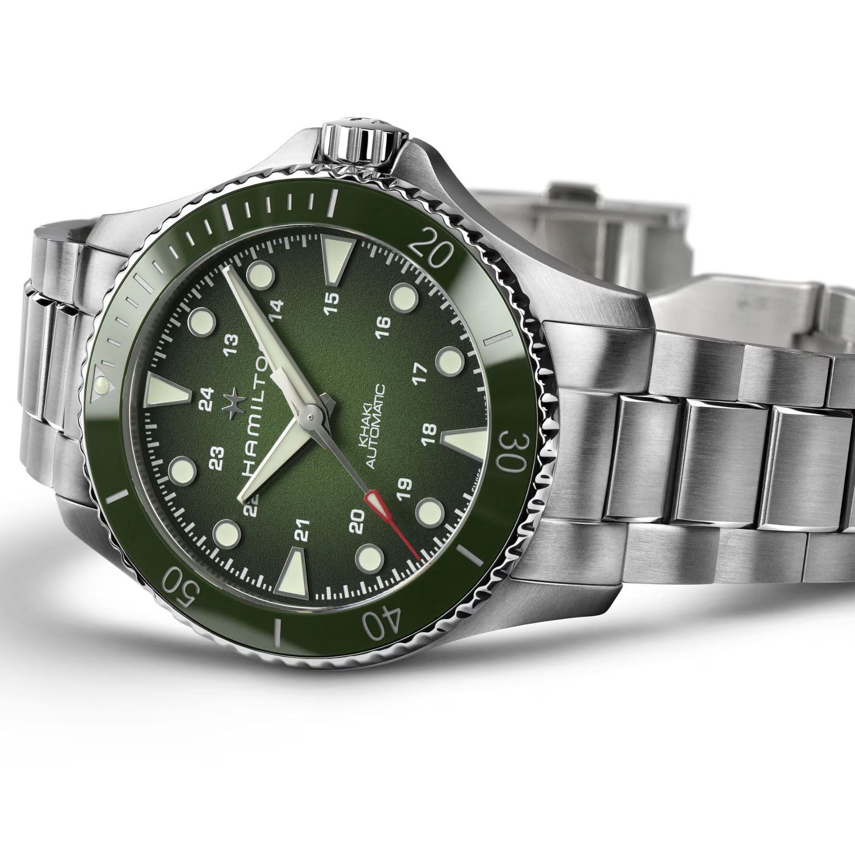 Hamilton Khaki Navy Scuba H82525160 från  Hamilton – Märkesklocka hos Kronura