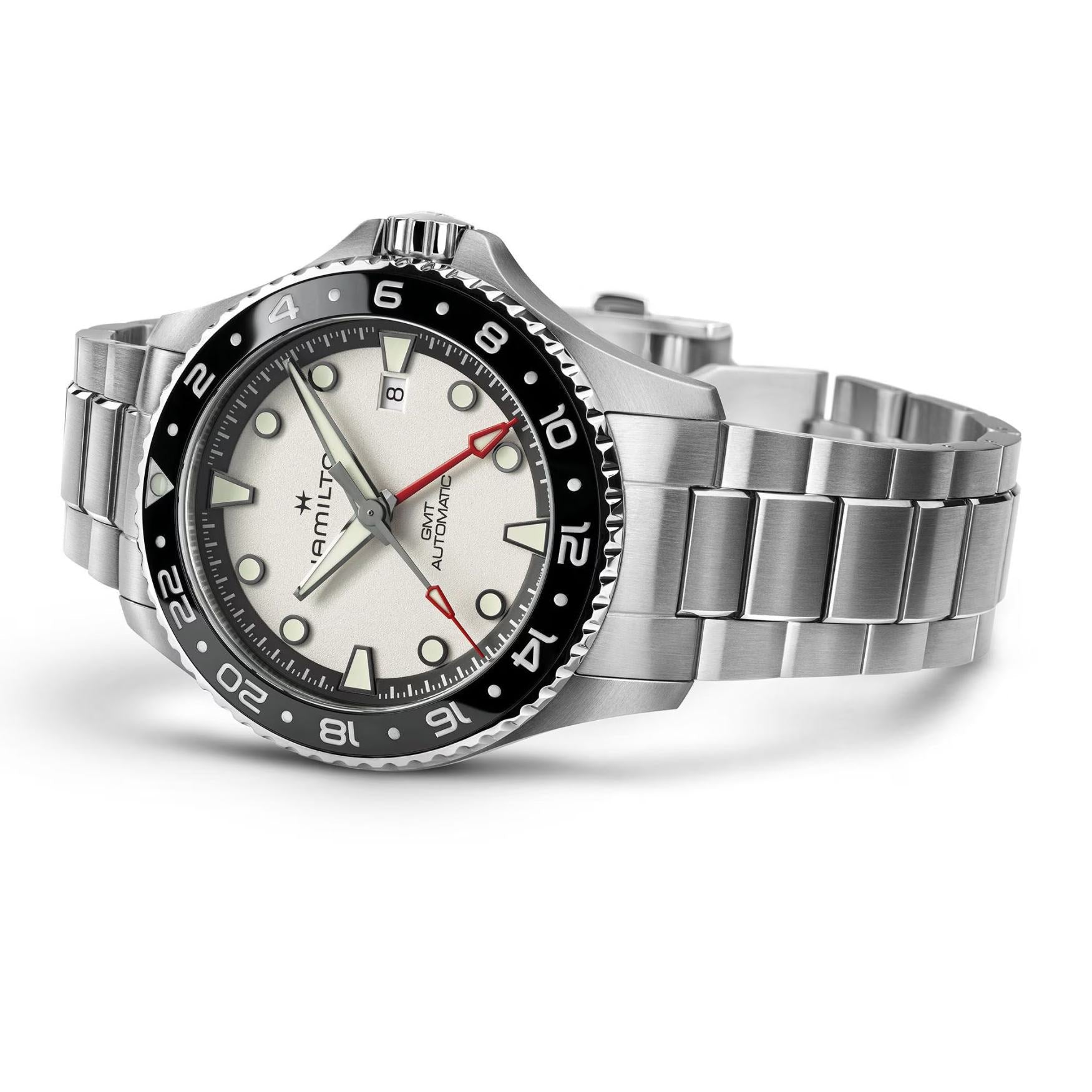 Hamilton Khaki Navy Scuba Gmt H82555150 från  Hamilton – Märkesklocka hos Kronura