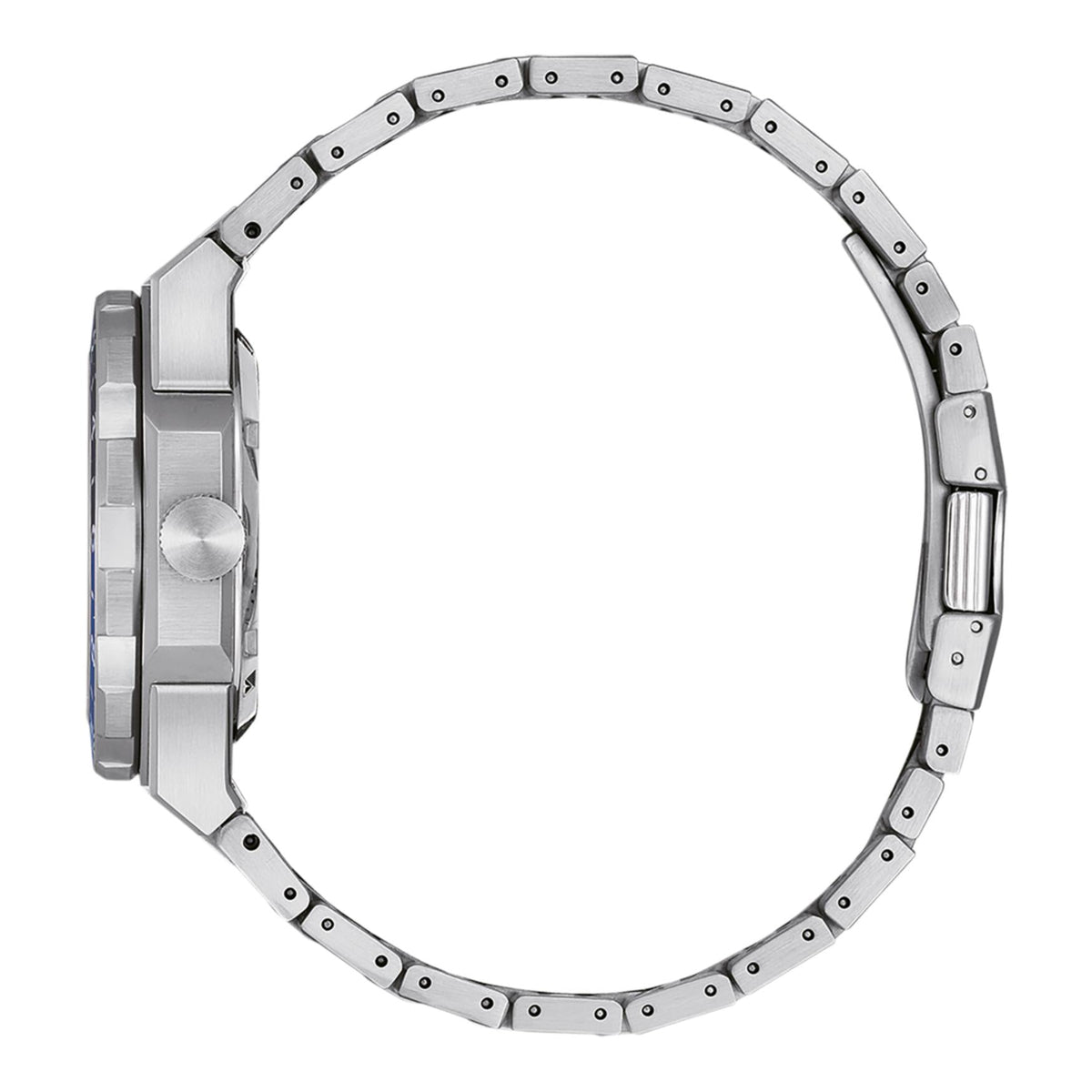 Citizen Series 8 GMT NB6031-56E analog herrklocka med blå urtavla och armband i rostfritt stål