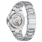 Citizen Series 8 GMT NB6031-56E analog herrklocka med blå urtavla och armband i rostfritt stål