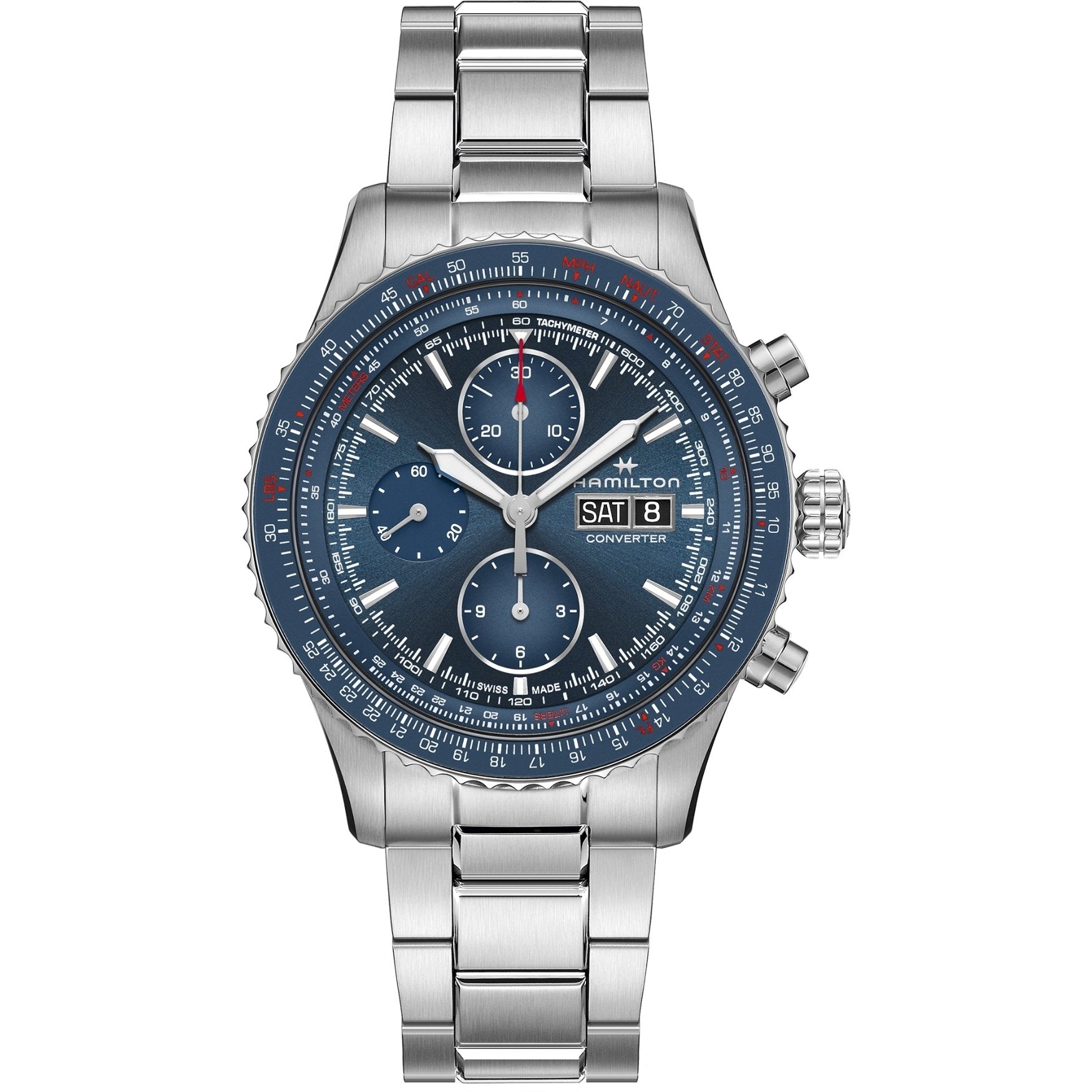 Hamilton Khaki Aviation Converter Auto Chrono H76746140 från  Hamilton – Märkesklocka hos Kronura