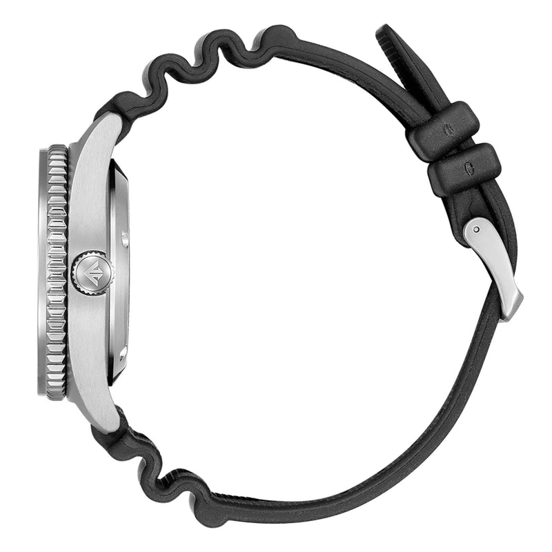 Citizen PROMASTER Mechanical Diver NY0129-07L analog unisexklocka med blå urtavla och armband i gummi