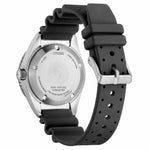 Citizen PROMASTER Mechanical Diver NY0129-07L analog unisexklocka med blå urtavla och armband i gummi