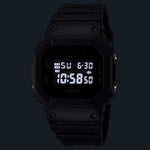 Casio G-Shock DW-5600UBB-1ER digital unisexklocka med svart urtavla och armband i resin
