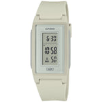 Casio Vintage POP LF-10WH-8EF test digital unisexklocka med grå urtavla och armband i gummi