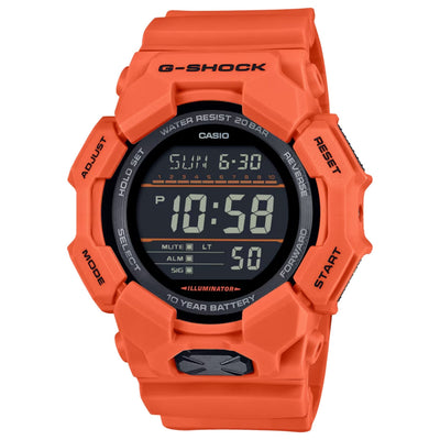 Casio G-Shock GD-010-4ER analog herrklocka med svart urtavla och armband i resin