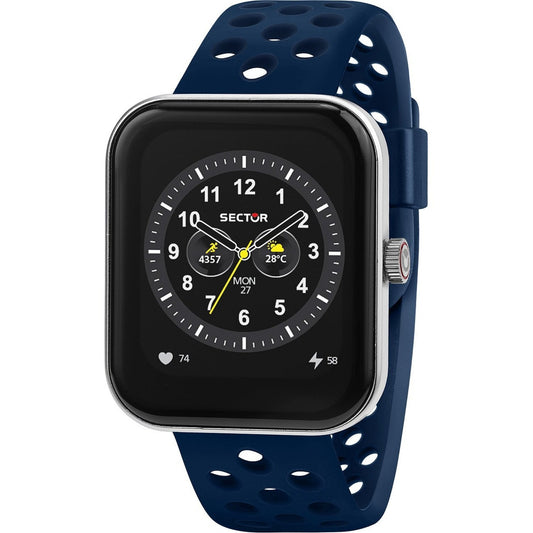 Sector S-03 Pro Smartwatch R3251159002 digital unisexklocka med svart urtavla och armband i gummi