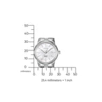Citizen Elegance EU6070-51D analog damklocka med vit urtavla och armband i rostfritt stål