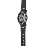 Casio Pro Trek PRW-35-1AER analog herrklocka med svart urtavla och armband i resin