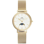 Daniel Wellington DW00100771 analog damklocka med vit urtavla och armband i rostfritt stål