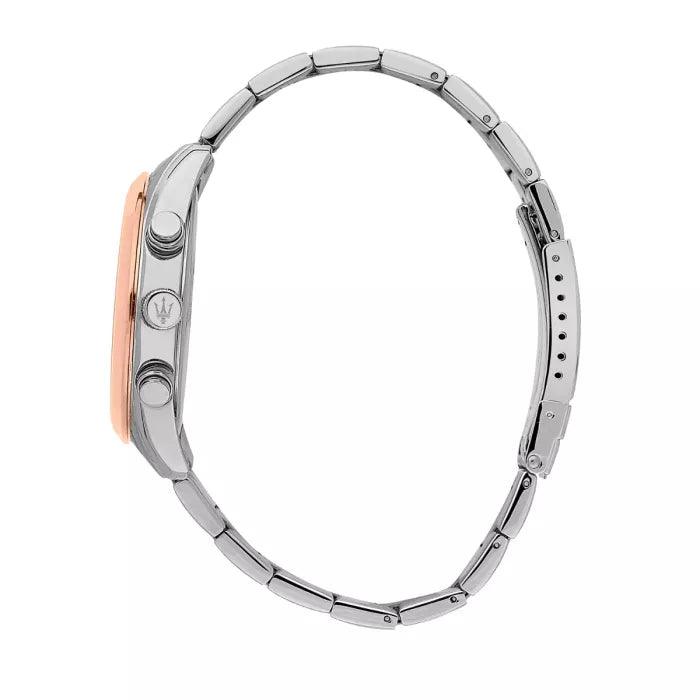 Maserati Attrazione ð43mm R8853151002 analog herrklocka med svart urtavla och armband i rostfritt stål